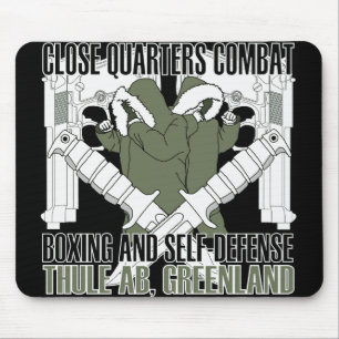 Mousepad Combate próximo dos quartos, Thule, Greenland