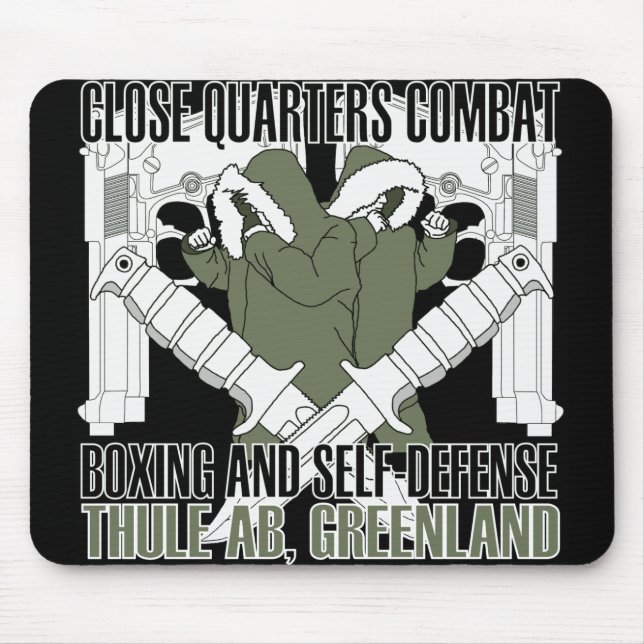 Mousepad Combate próximo dos quartos, Thule, Greenland (Frente)
