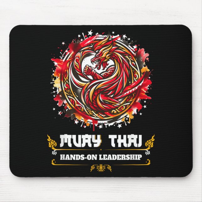Mousepad Combate Srts Boxe Tailandês MMA Kickboxing Humor M (Frente)