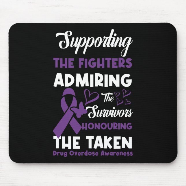 Mousepad Combatentes Honrando a Sobredosagem Tomada 4 (Frente)