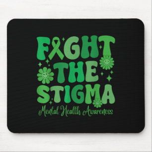 Mousepad Combater A Saúde Mental Estigmática Leopardo E A C
