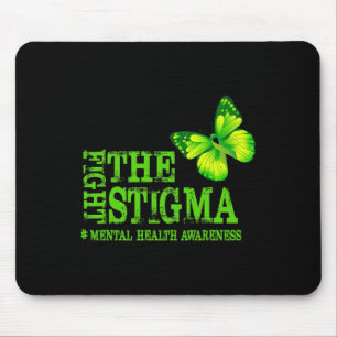 Mousepad Combater O Mês De Sensibilização Para A Saúde Ment