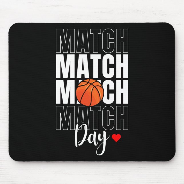 Mousepad Combinação de Basquete no Dia Ativo (Frente)