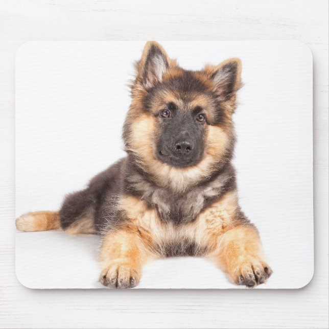 Mousepad Combinação de German shepherd de Collie de Borda (Frente)