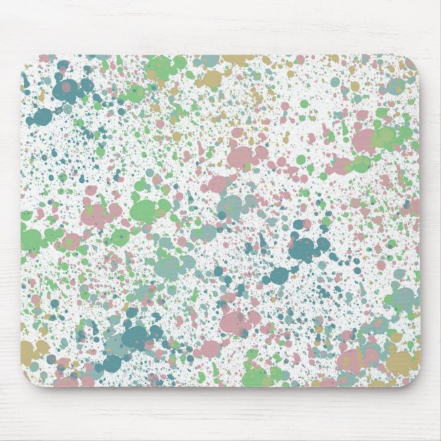 Mousepad Combinação de Paint Splatter (Frente)