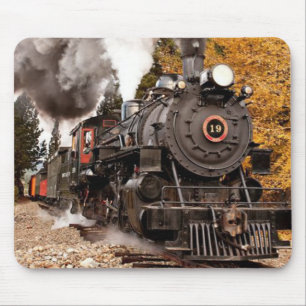 Mousepad Comboio A Vintage Com Motor A Vapor