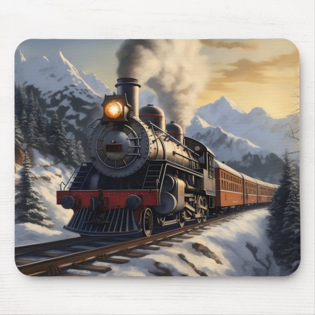 Mousepad Comboio de inverno (Frente)