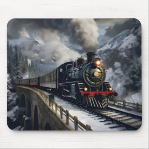 Mousepad Comboio em Montanhas