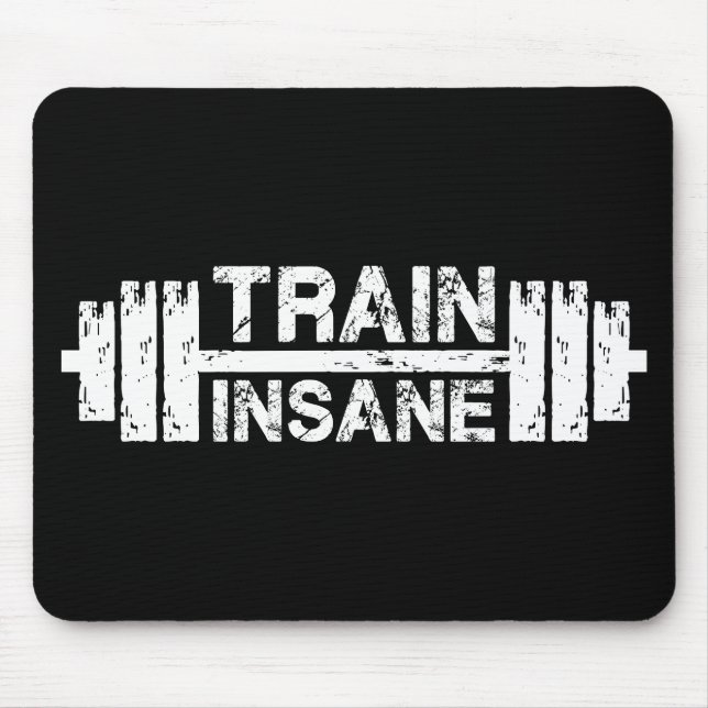 Mousepad Comboio Insano - Barbell, Gym, Workout Inspiration (Frente)