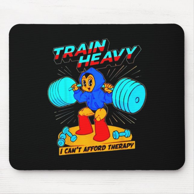 Mousepad Comboio Pesado Não Consigo Receber Terapia (Frente)