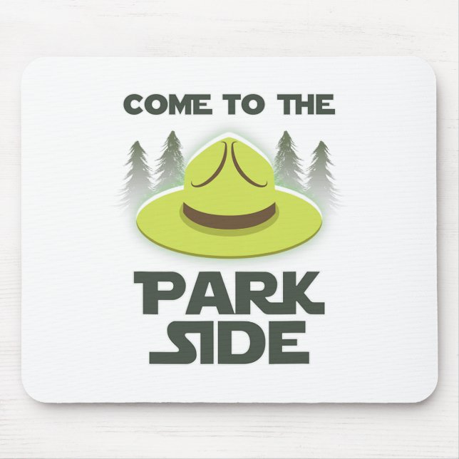 Mousepad Come To The Park Side National Park Camping Enthus (Frente)