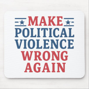 Mousepad Começar a violência política novamente a errar