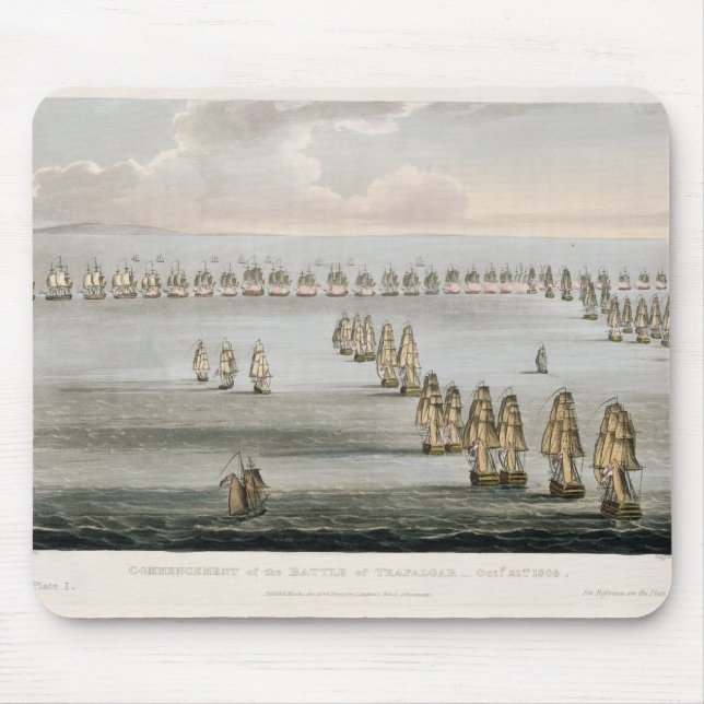 Mousepad Começo da batalha de Trafalgar, 2ø Octo (Frente)