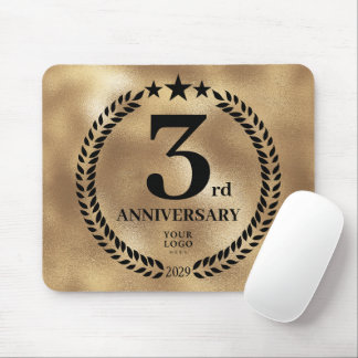 Mousepad Comemoração do 3º aniversário da Empresa Dourada