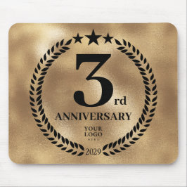 Mousepad Comemoração do 3º aniversário da Empresa Dourada