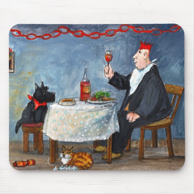 Mousepad Comemorando o Natal (Frente)