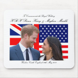 Mousepad Comemorar o Casamento Real Harry e Meghan