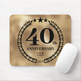 Mousepad Comemorativa do 40º aniversário da Dourada Empresa