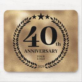 Mousepad Comemorativa do 40º aniversário da Dourada Empresa