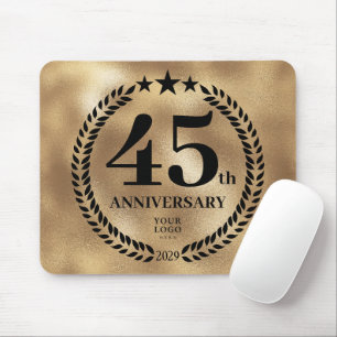 Mousepad Comemorativa do 45° aniversário da Dourada Empresa