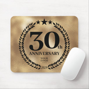 Mousepad Comemorativo do 30 de Negócios Dourado