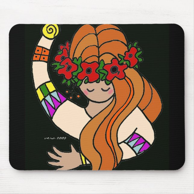 Mousepad Comemore a arte popular ucraniana por Vera (Frente)