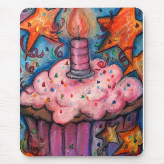 Mousepad Comemore com um cupcake (Frente)