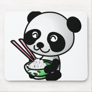Mousepad Comendo Panda