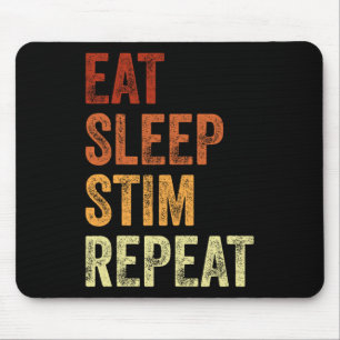 Mousepad Comer Dormir Estim Repetir Divertido Conscientizaç