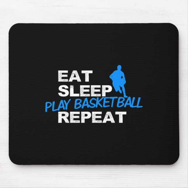 Mousepad Comer Dormir Jogar Sketll Repetir  (Frente)