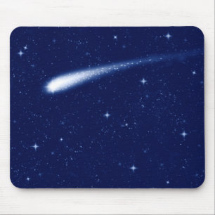 Mousepad Cometa #2 - Azuis marinhos horizontais de Mousemat