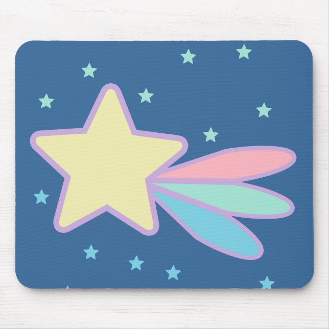 Mousepad Cometa Estrela Cadente Fofa (Frente)