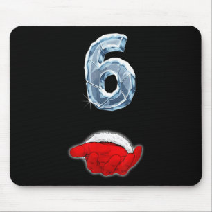 Mousepad Cômico 67 Meme Papai Noel Mão Seis Ironia Natal Ca