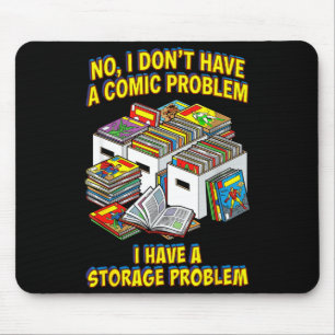 Mousepad Cômico livro de quadrinhos de super-herói retrô ne