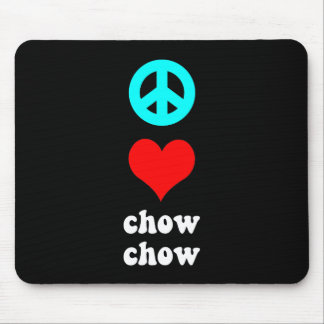 Mousepad Comida de comida do amor da paz