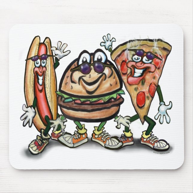 Mousepad Comida de Partido (Frente)