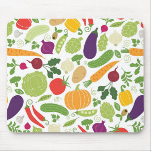 Mousepad Comida em um fundo branco