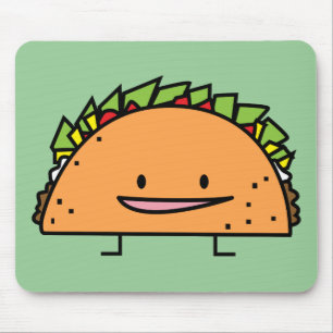 Mousepad Comida feliz do mexicano da salsa da carne da
