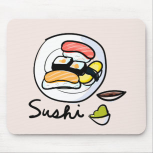 Mousepad comida japonesa sushi