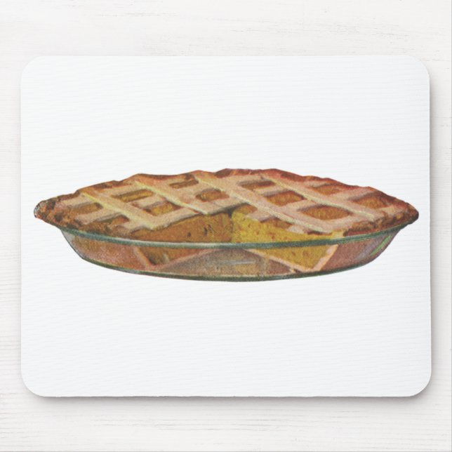 Mousepad Comidas Antigas, Sobremesa, Torta de Abóbora do Di (Frente)