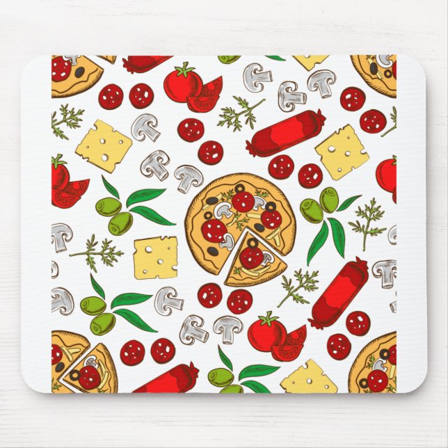 Mousepad Comidas e pratos italianos mais populares, Risotto (Frente)