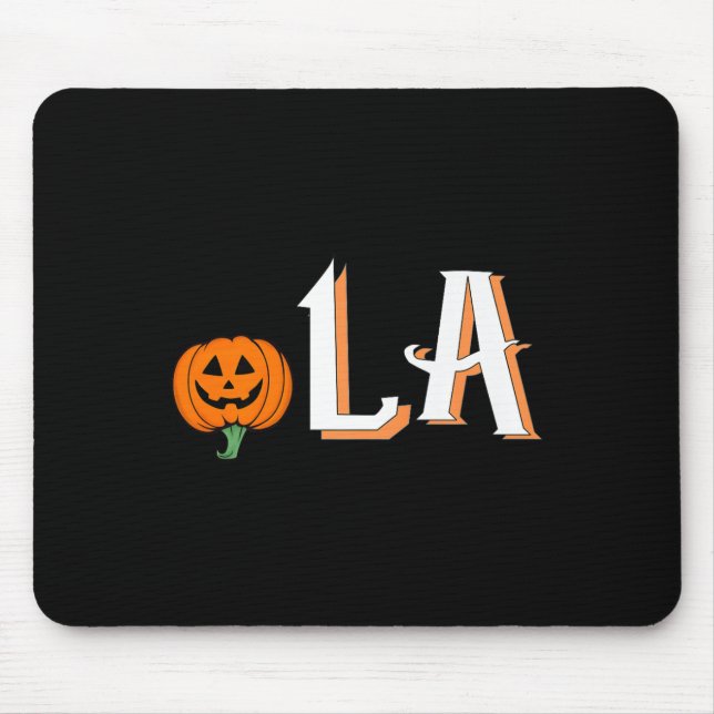 Mousepad Comma La Funny Kamala Harris 2024 Halloween Pumpki (Frente)