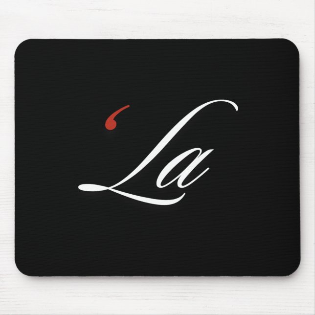 Mousepad Comma La Kamala Harris Pontuação Engraçada La Elec (Frente)