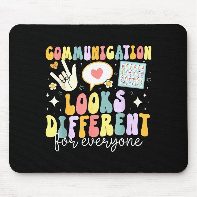 Mousepad Communication Looks Different For Everyone Speech  (Frente)