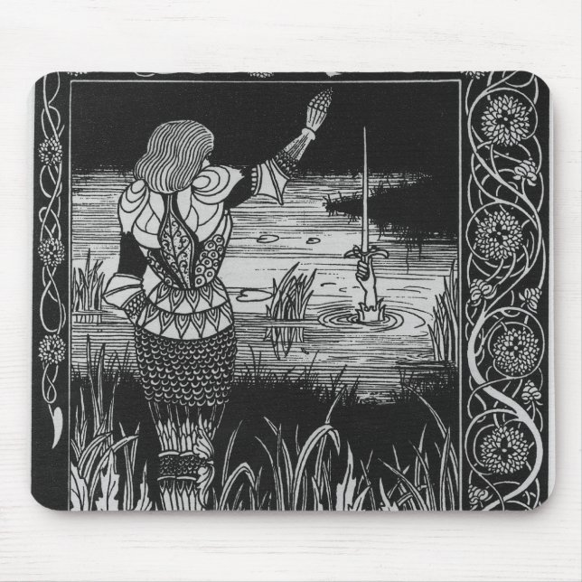 Mousepad Como a espada Excalibur do senhor Bedivere (Frente)