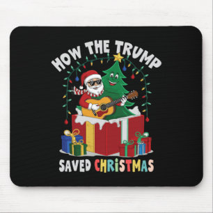 Mousepad Como a Trump salvou o Cristo de Natal engraçado