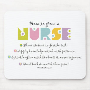Mousepad Como crescer uma enfermeira