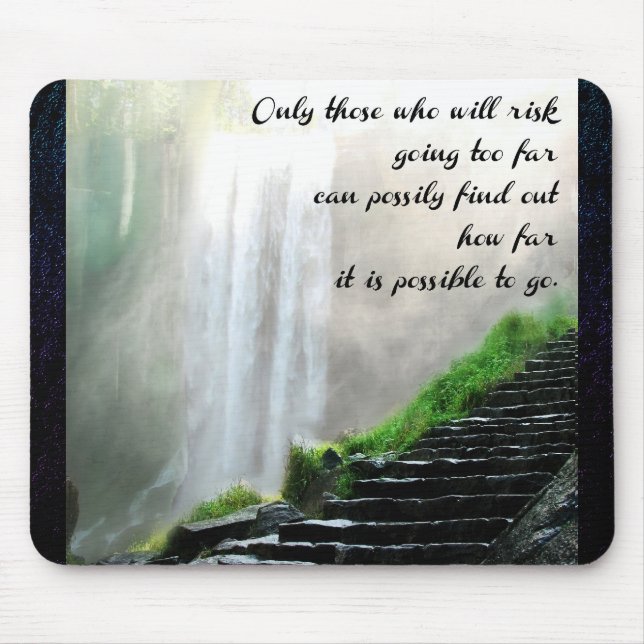 Mousepad Como distante é possível ir (Frente)