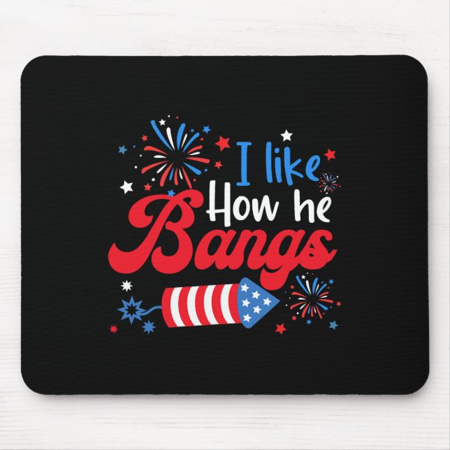 Mousepad Como Ela Explora Fogos De Artifício Funerários Cas (Frente)