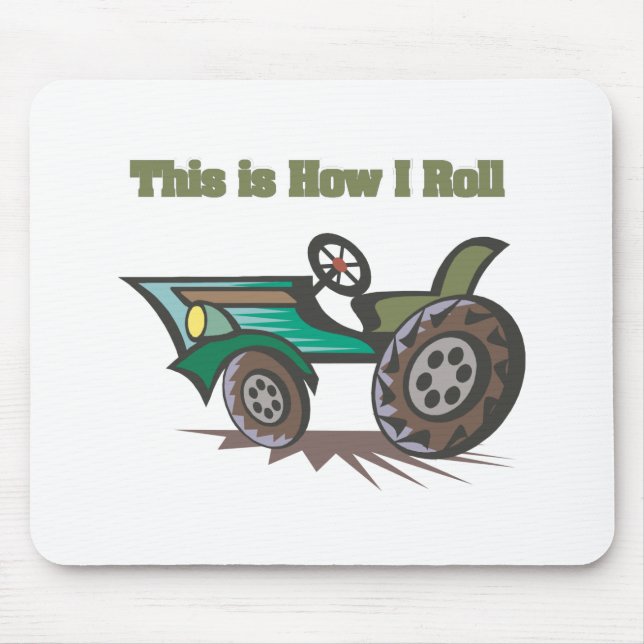 Mousepad Como eu giro (Trator) (Frente)
